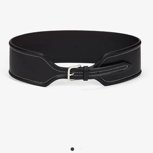 M.M. LaFleur Wide Stitched Belt